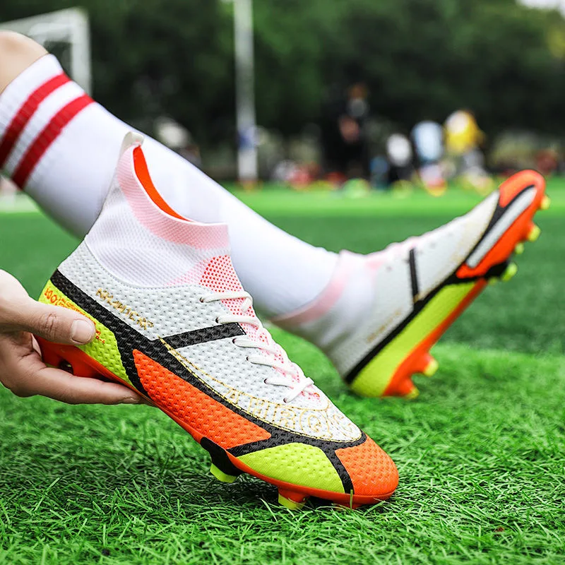 Professional Football Shoes Non-Slip Wear-Resistant Soccer Outdoor Sports Train Shoes for Men