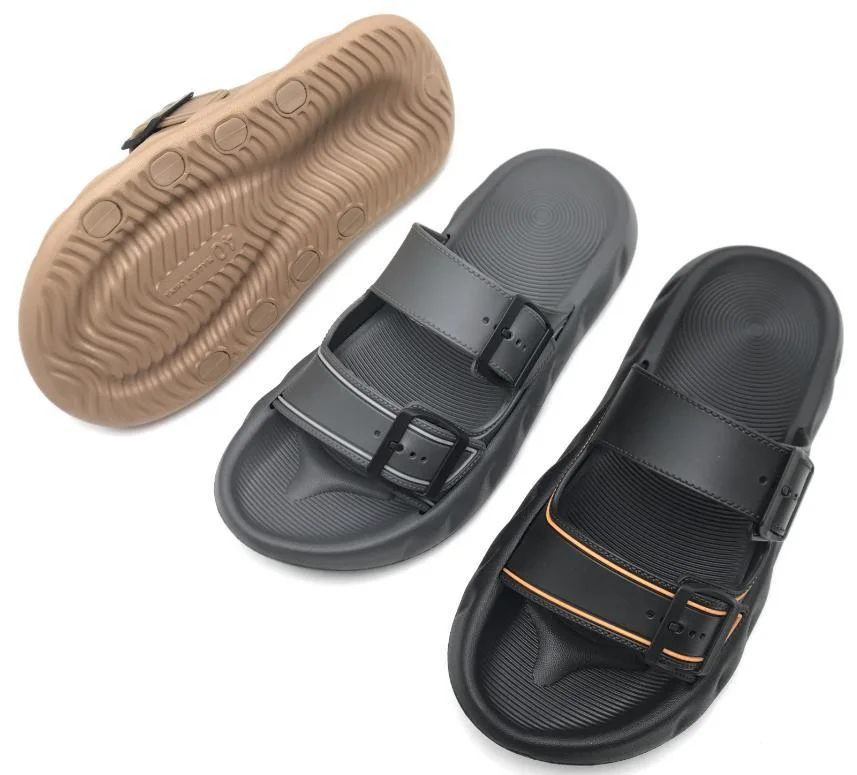 Wholesale Summer Flat Comfortable Beach Outdoor Leisure Sandals for Men Mules Shoes