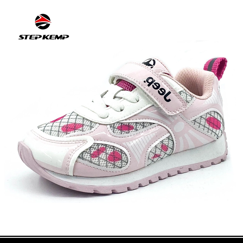 Anti Slip Girls Footwear Jogging Waterproof Outdoor Hiking Casual Shoes Ex-24c3023