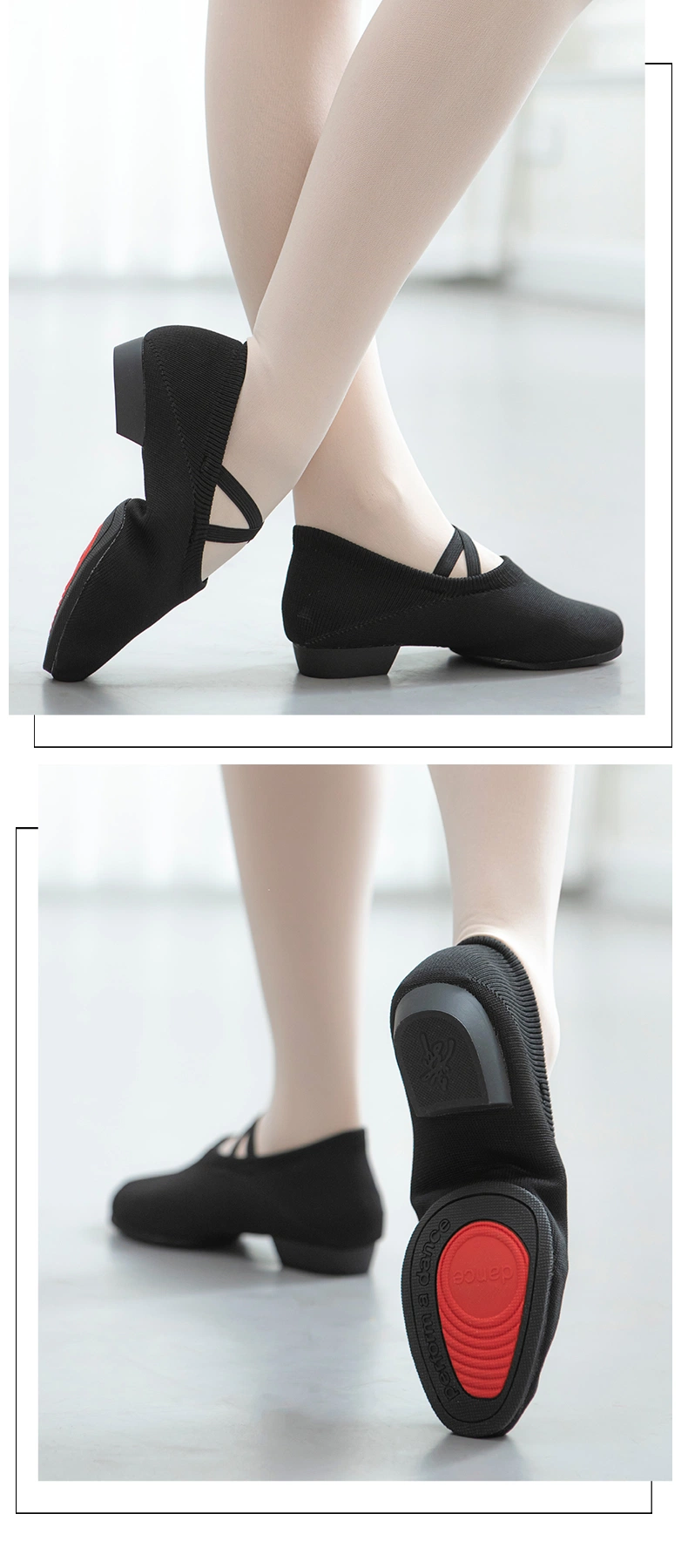 Women&prime;s Ballet Shoes Flying Weaving Outdoor Teacher Teaching 162