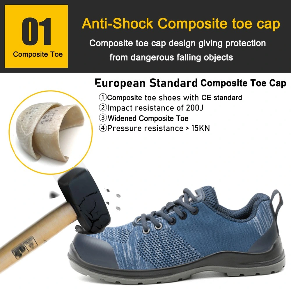 CE Composite Toe Logistics Sports Safety Shoes for Men