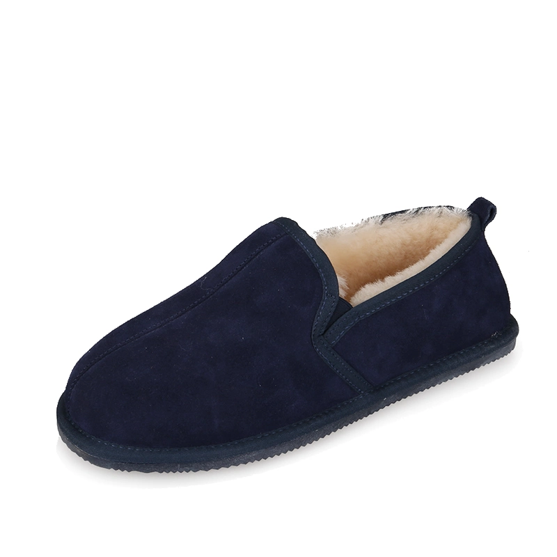 Custom Cheap Men Sheepskin Fur Moccasin Casual Shoes