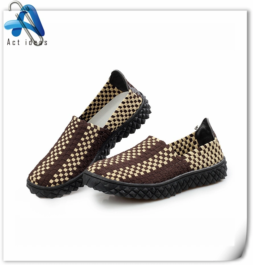 Handmade Woven Elastic Shoes Women