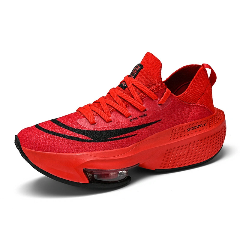 Couple&prime;s Breathable Athletic Sports Running Shoes with Thick Sole Platform Phylon MD Outsole Outdoor Basketball Fashion Shoes Training Gym Tennis Shoes