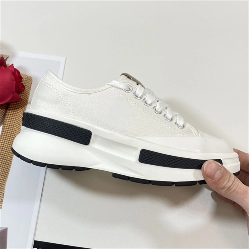 Designer Shoe Stylish Canvas Thick Sole Women Walking Style Leisure Wear Comfortable Lady Ins Hot Sneakers Female Girls Shoes