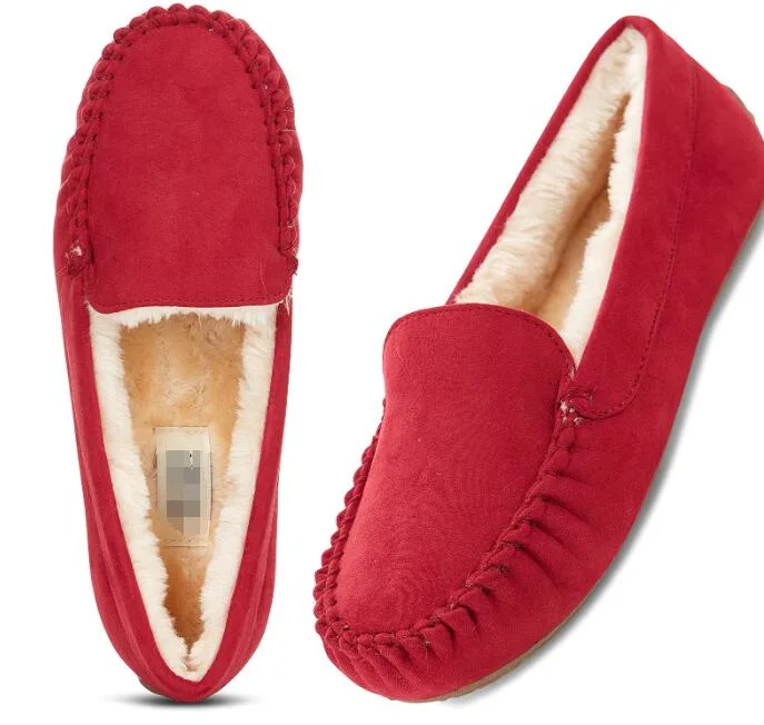 Womens Indoor/Outdoor Basic Memory Foam Moccasin Slipper Outdoor Shoes