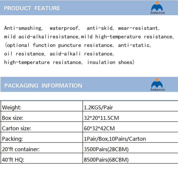 CE Approved Working Safety Shoes with Steel Toe Oil Resistant