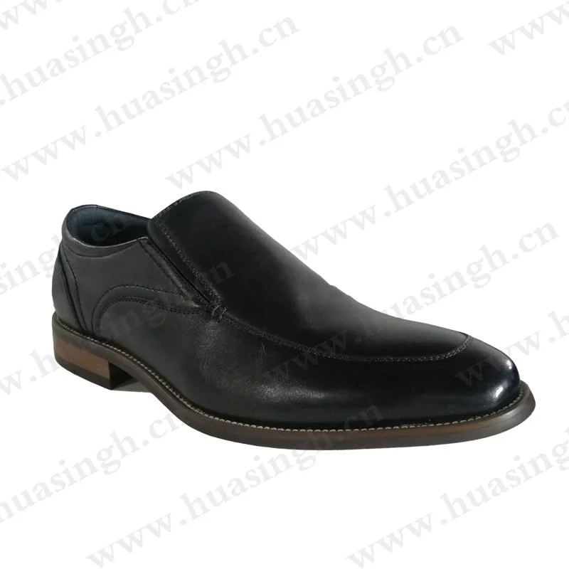 Gww, Shining Top-Lever Smooth Cow Leather Executive Shoe Comfortable Pull-on Office Shoe in Formal Occasions Hsa155