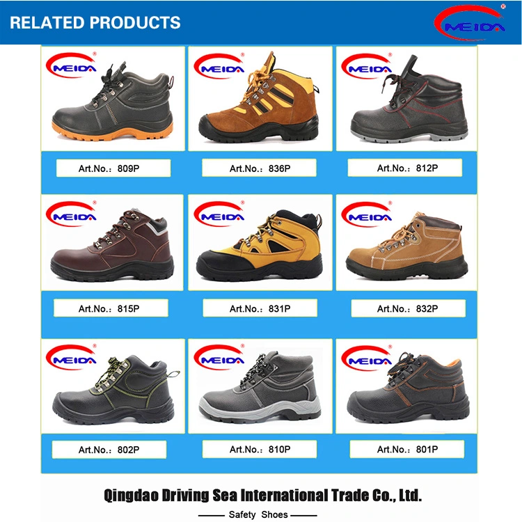 Industrial Leather Men/Women Safety Footwear Working Shoes