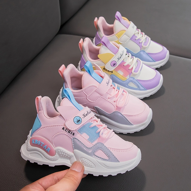 Children Ready Ship Fabric Upper Girl Fashion Casual Sneakers Shoe