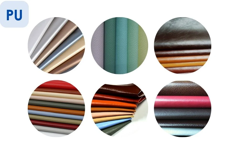 Artificial Suede Microfiber Semi PU Leather Raw Material for Shoe Footwear