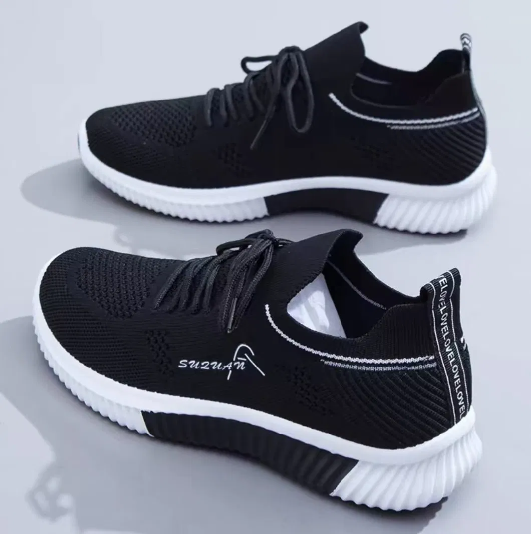 Wholesale Cheap Fly Knit Sports Walking Style Shoes