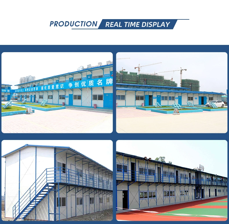 Steel Structure+Sandwich Panel Labor Camp Prefabricated Apartments Building Prefab Home