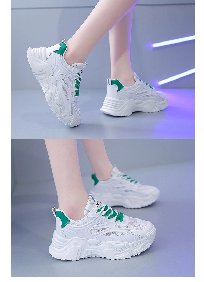 Wholesale Sneaker Tennis Running Sporting Ladies Fashion Shoes for Women Athletic-Sports-Shoes Casual Comfort Women-S-Shoes Wedge Heels Platform Female Shoes