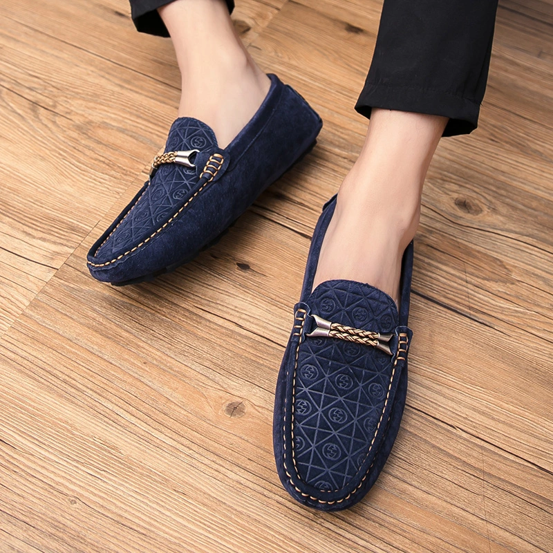 Hot Selling High End Handmade Pig Leather Mens Classic Loafer Moccasin Driver Shoes