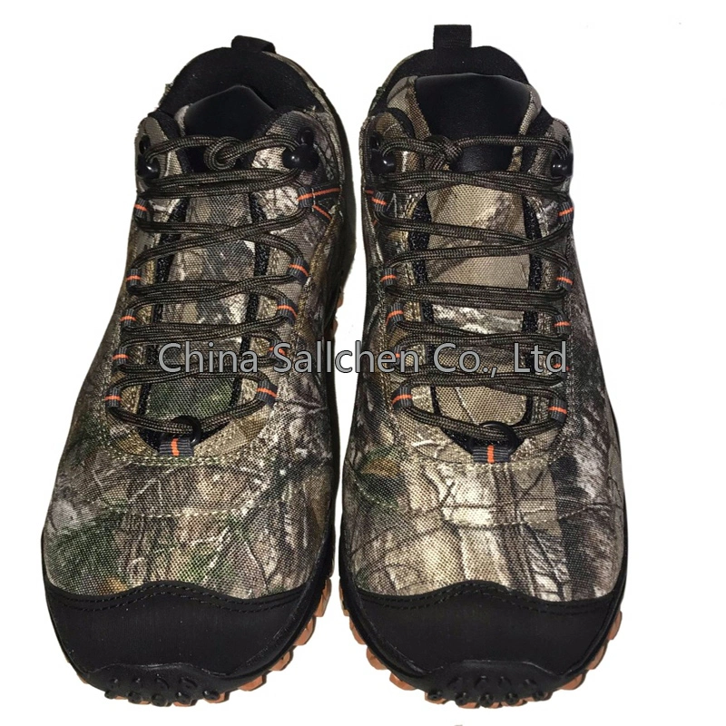 Men&prime;s Low Cut Outdoor Trekking Boots Camouflage Water Resistant Hiking Shoes