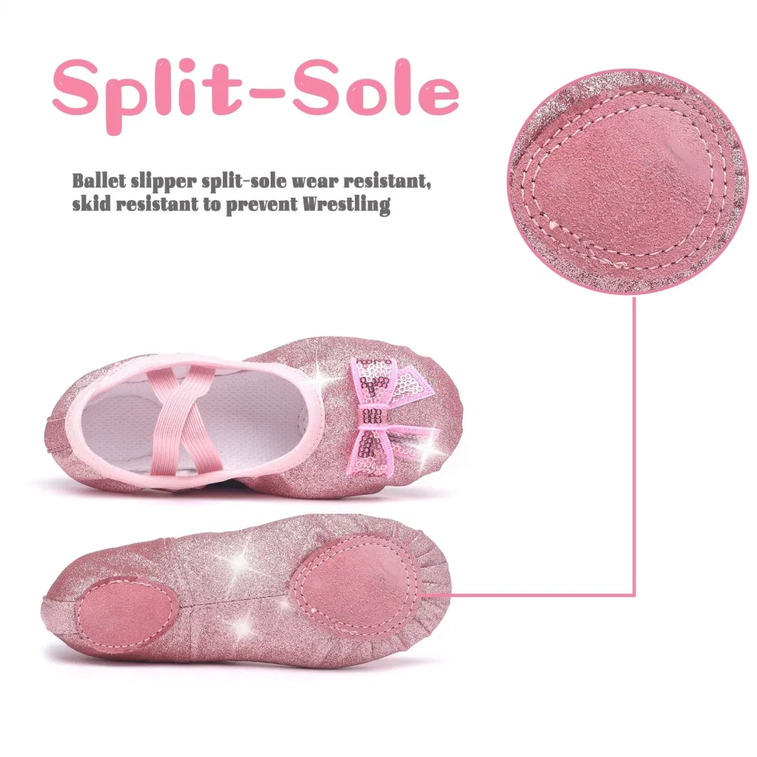 Girls Dance Ballet Shoes Slipper for Dance Gymnastic Practice