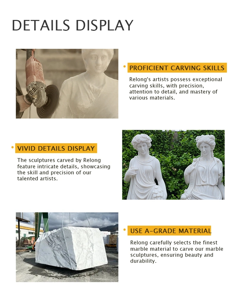 Wholesale Elegant Marble Carving Ballet Dancer Sculpture for Outdoor Decor