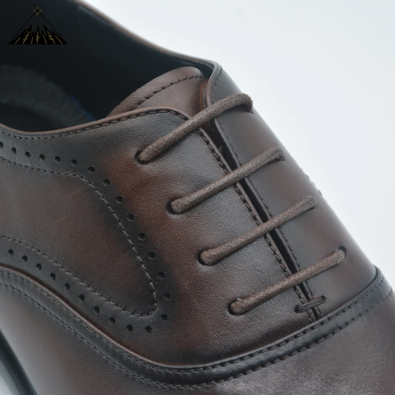 Elegant Leather Wingtip Dress Shoes