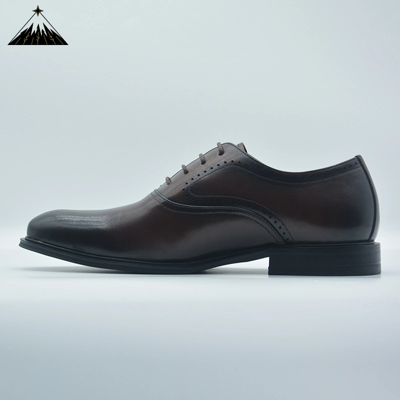 Elegant Leather Wingtip Dress Shoes