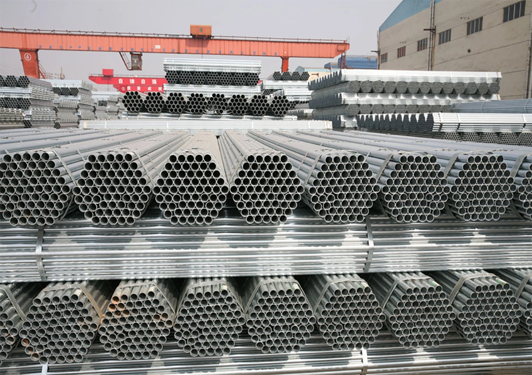 Hot Rolled Construction Materials Electric Resistance Welding A36 Carbon Tube Machinery Industry Random/Fixed Length S355 X42 X46 X60 ERW Welded Steel Pipe