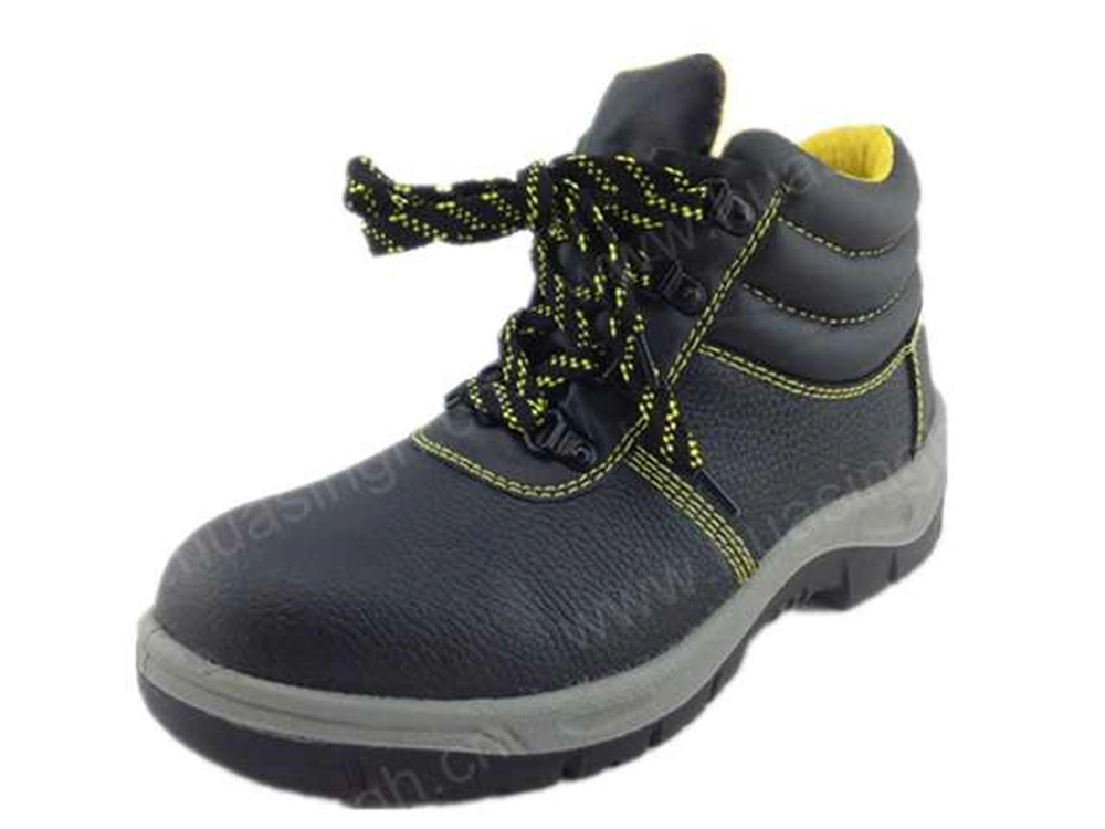 Gww, Hot Selling Anti-Puncture PU-PU Injection Outsole Safety Shoe Breathable Yellow Mesh Fabric Lining Work Shoe Popular in UAE HSB010