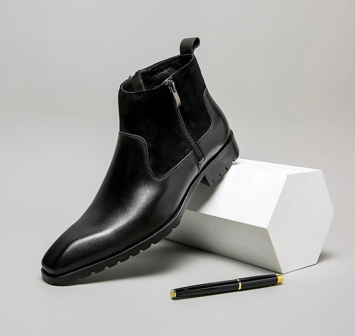 Elegant Winter Boots for Men - Classic Leather Footwear