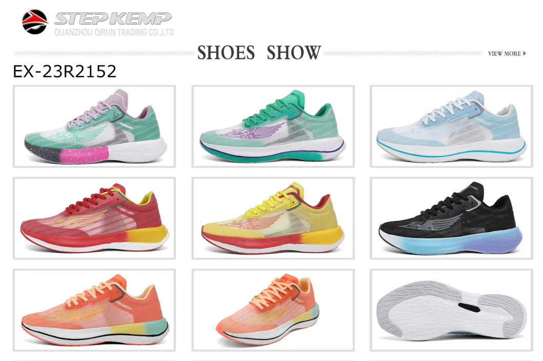 Men Lady Fashion Sneakers Breathable Mesh Upper Jogging Running Shoes Ex-23r2152