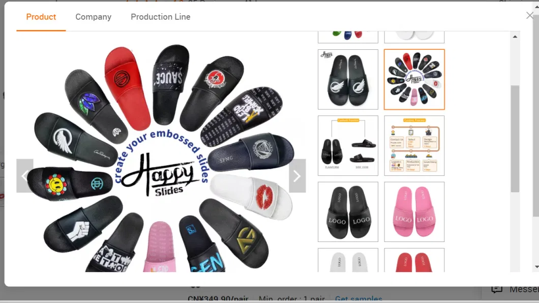 PVC Slides, Football Slippers, Sports Shoes with Customized Logo