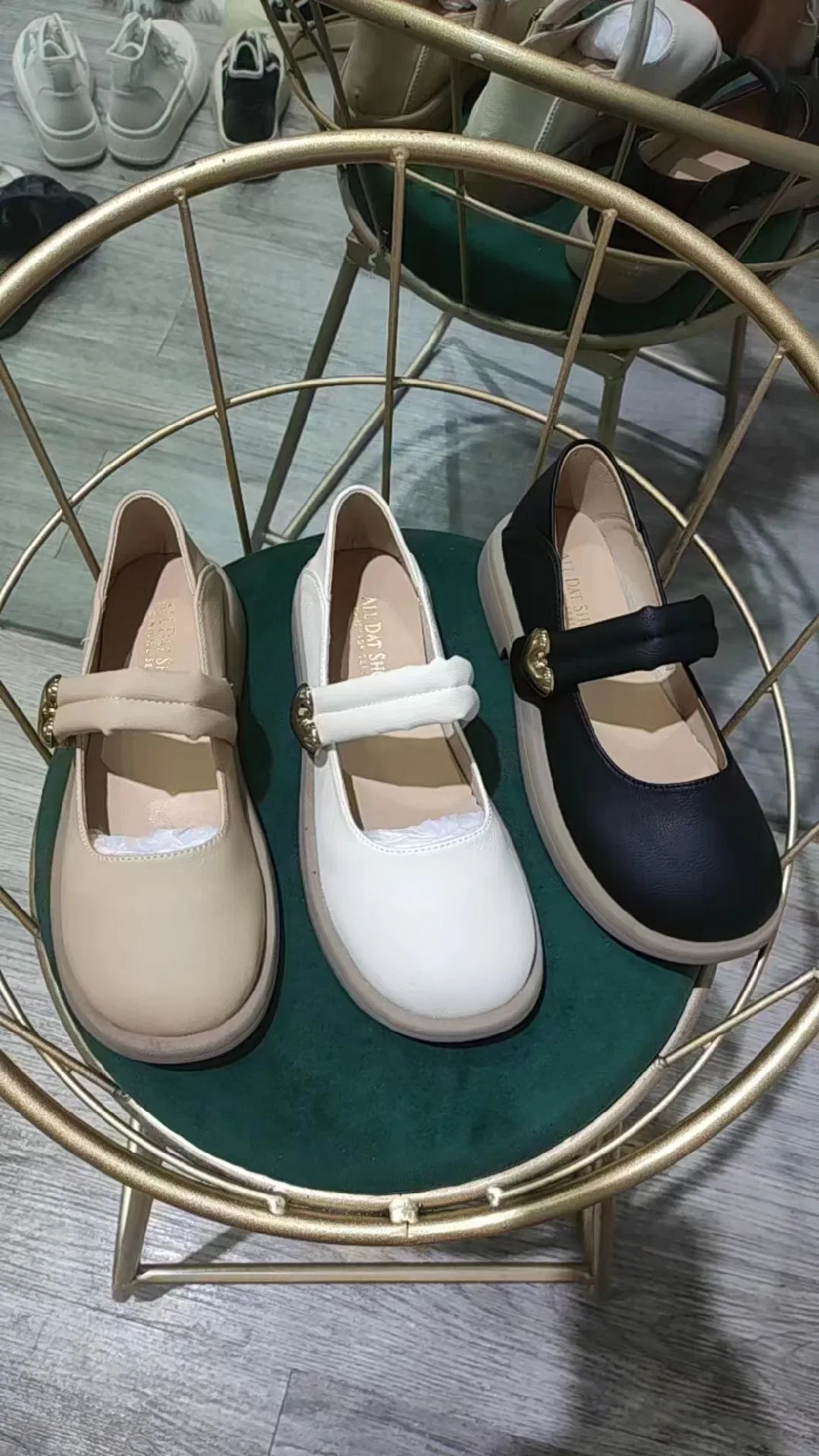 Wholesale Replicas Original Brand Leather Women-S-Shoes Ladies Stylish Work Casual Footwear Shoe