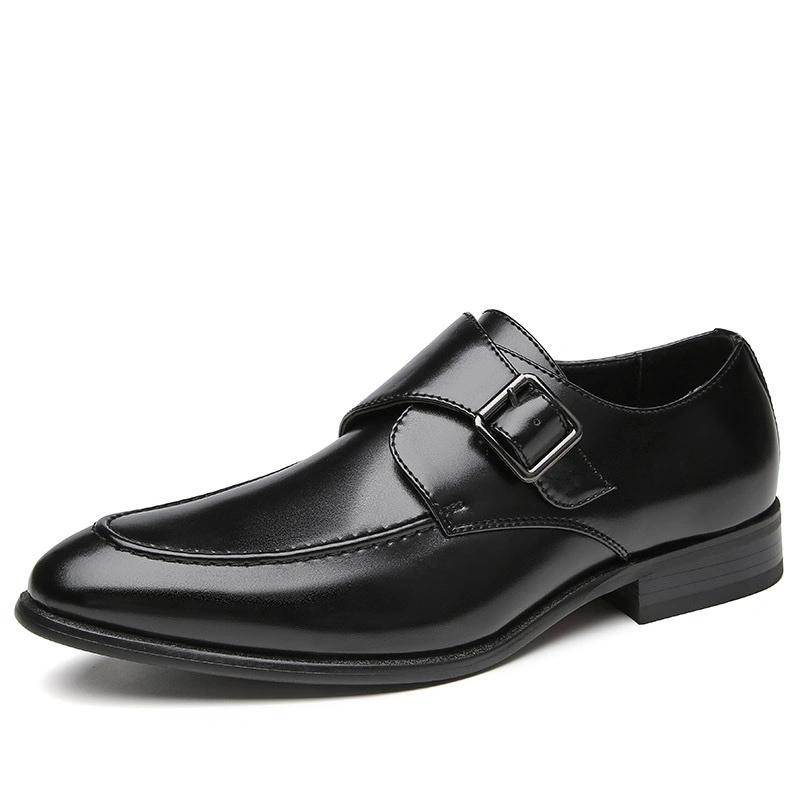 Elegant Bogues Mens Shoes Dress Buckle Slip on Loafer Flats Casual Man Shoe