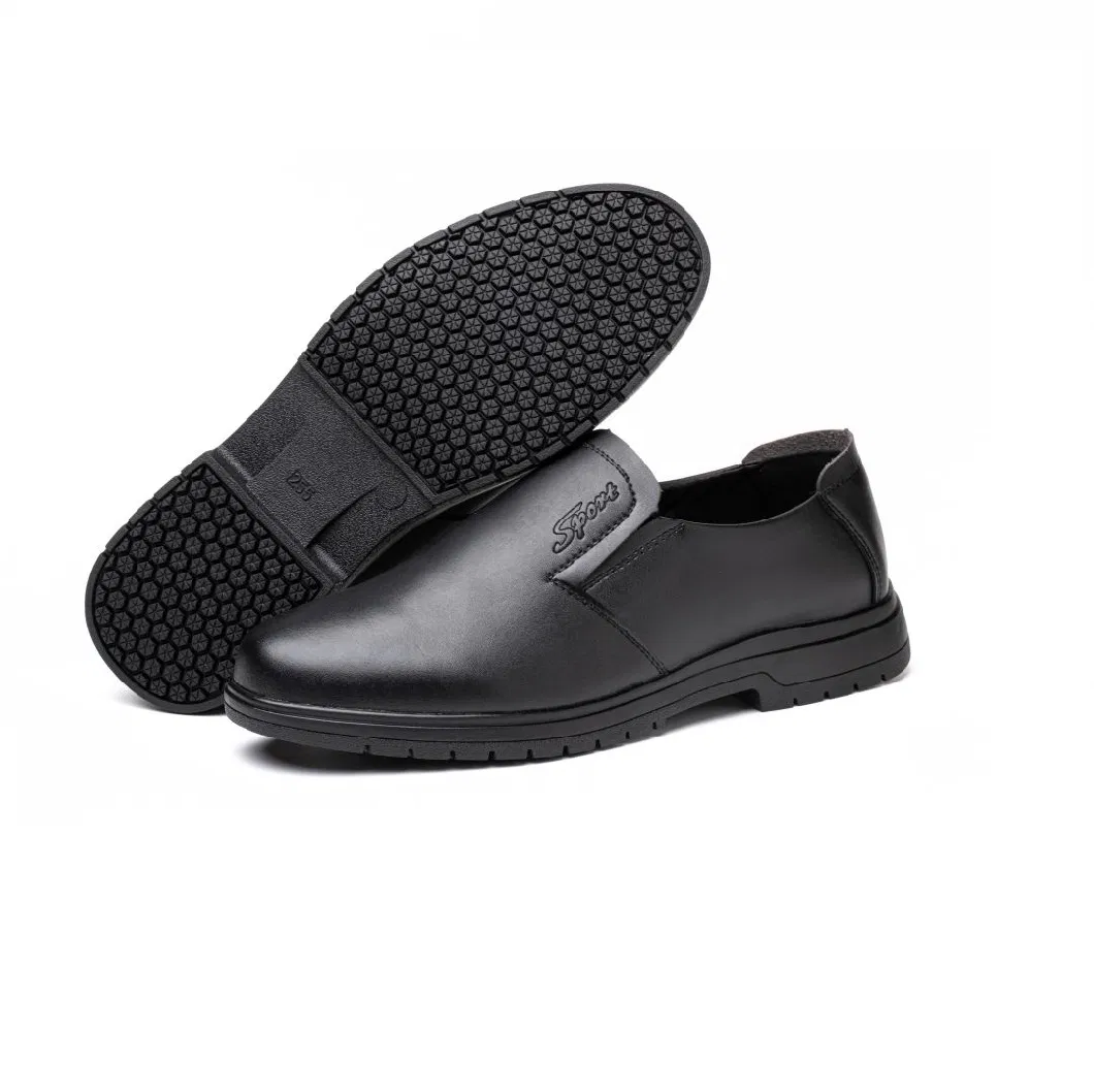 Comfortable Genuine Leather Chef Shoe for Kitchen and Officer with Leather Lining