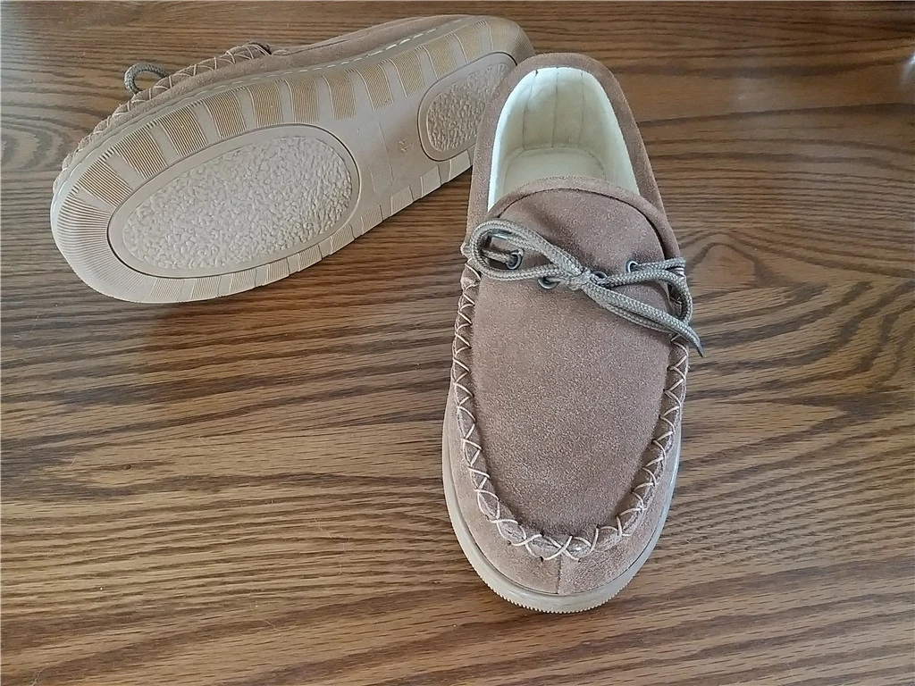 Factory Sale Real Sheepskin Shearling Moccasin Classic Style Unisex Casual Shoes