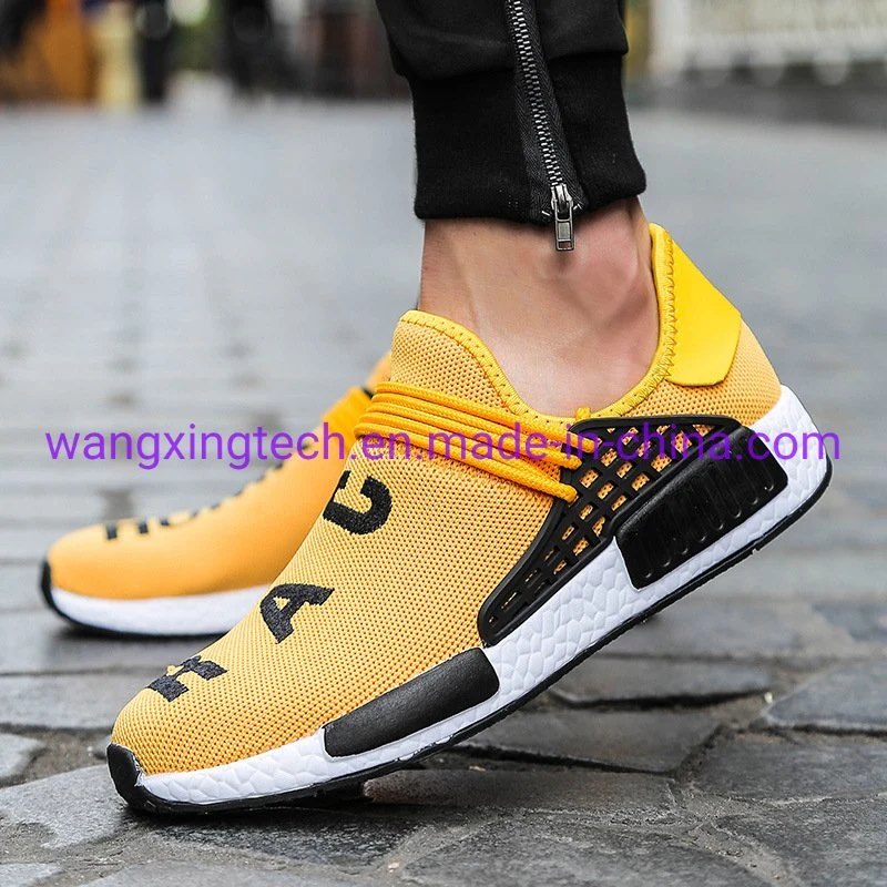 Wholesale OEM ODM Breathable Leisure Sports Running Shoes Men&prime;s Street Fashion Trend Flying Woven Tide Mesh Athletic &amp; Sports Shoes