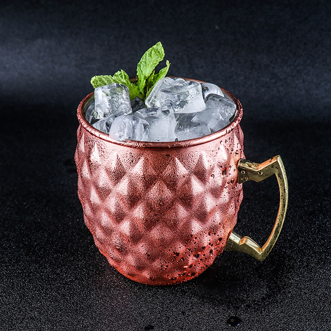 Moscow Mule Copper Mugs Stainless Steel Lined Cocktail 530ml