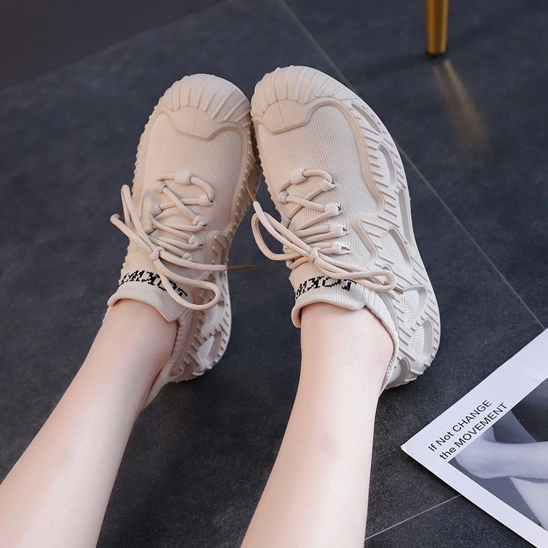 Women&prime;s 3D Stereoscopic Support Sneakers Jogging Running Shoes