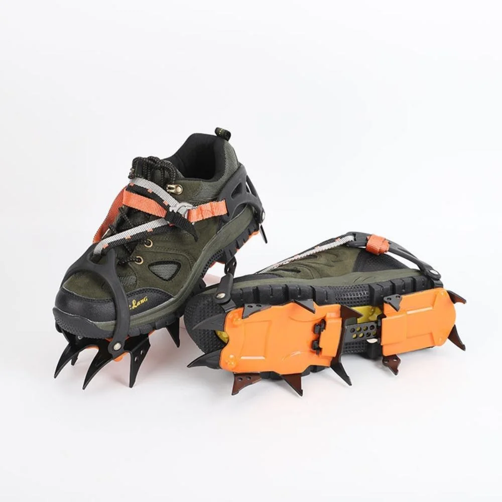 Mountaineering Steel Ice Grippers Crampon Traction Travel Gear Ci20078