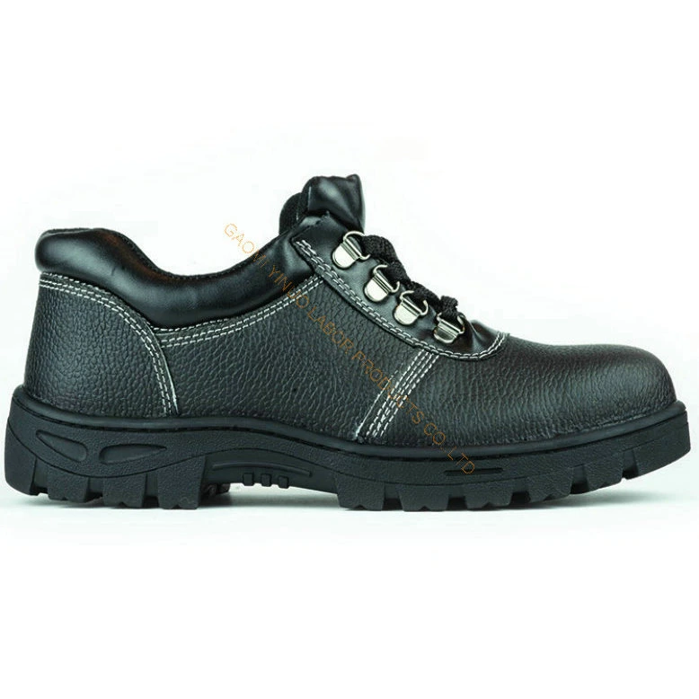 Pub001 Genuine Leather Rubber Sole Steel Toe Industrial Work Safety Shoes Price