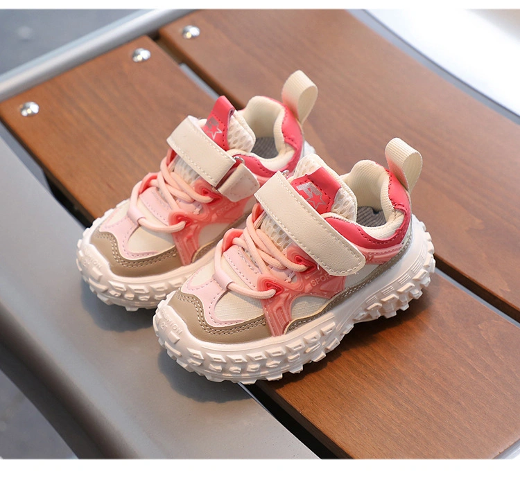 Children1-6 Years 3 Boys Sport Sneakers Soft Soles Non-Slip Toddlers Baby Walking Shoes