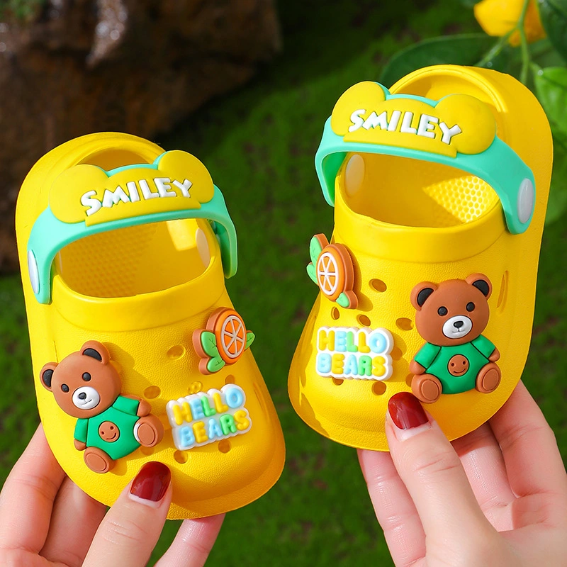 Boys Girls Mules Cartoon Summer Kids Beach Sandals Flat Cute Children&prime;s Garden Shoes