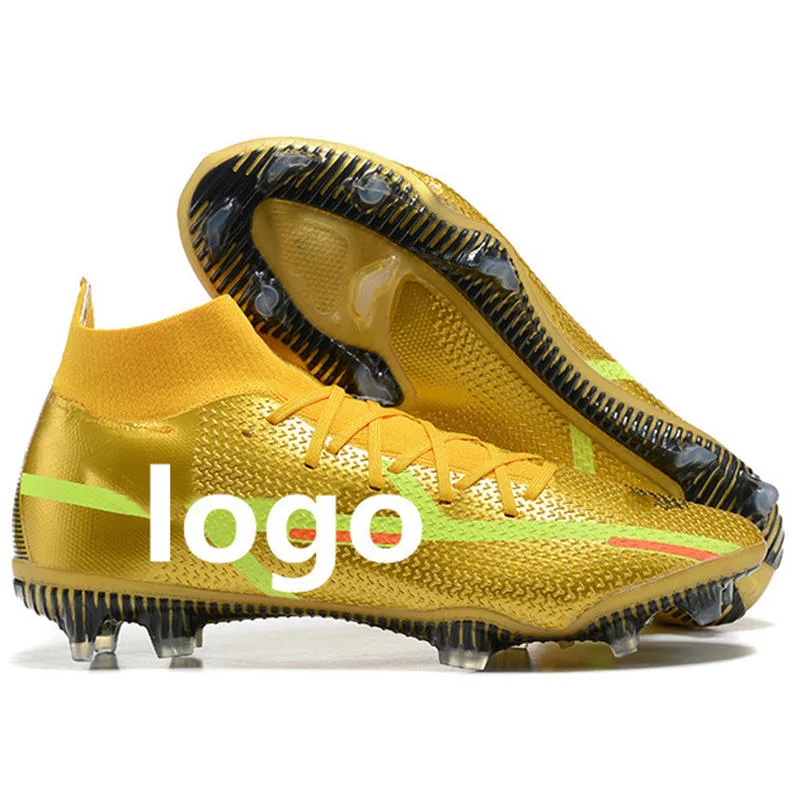 2024 Sports Kids Football Boots Soccer Shoes Custom Fashion Summer Cotton Box