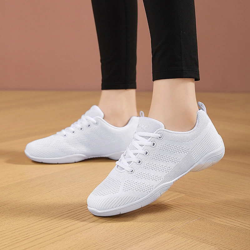 Cheer Shoes Women White Cheerleading Dance Shoes Fashion Sneakers Tennis Athletic Sport Training Shoes