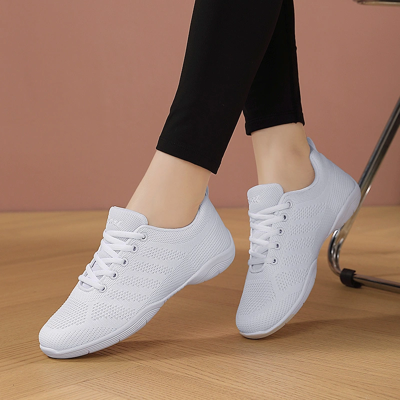 Cheer Shoes Women White Cheerleading Dance Shoes Fashion Sneakers Tennis Athletic Sport Training Shoes