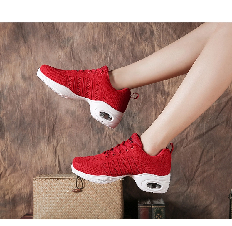 New Arrival Mesh Soft Sole Sneakers Adult Women Modern Dance Shoes