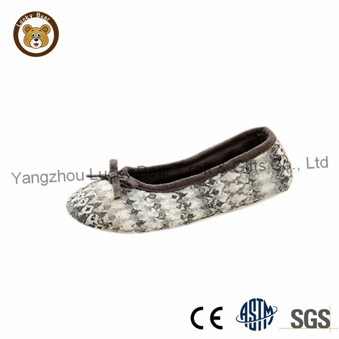 Wholesale Knitted Cashere Loafers Women Winter Home Shoes