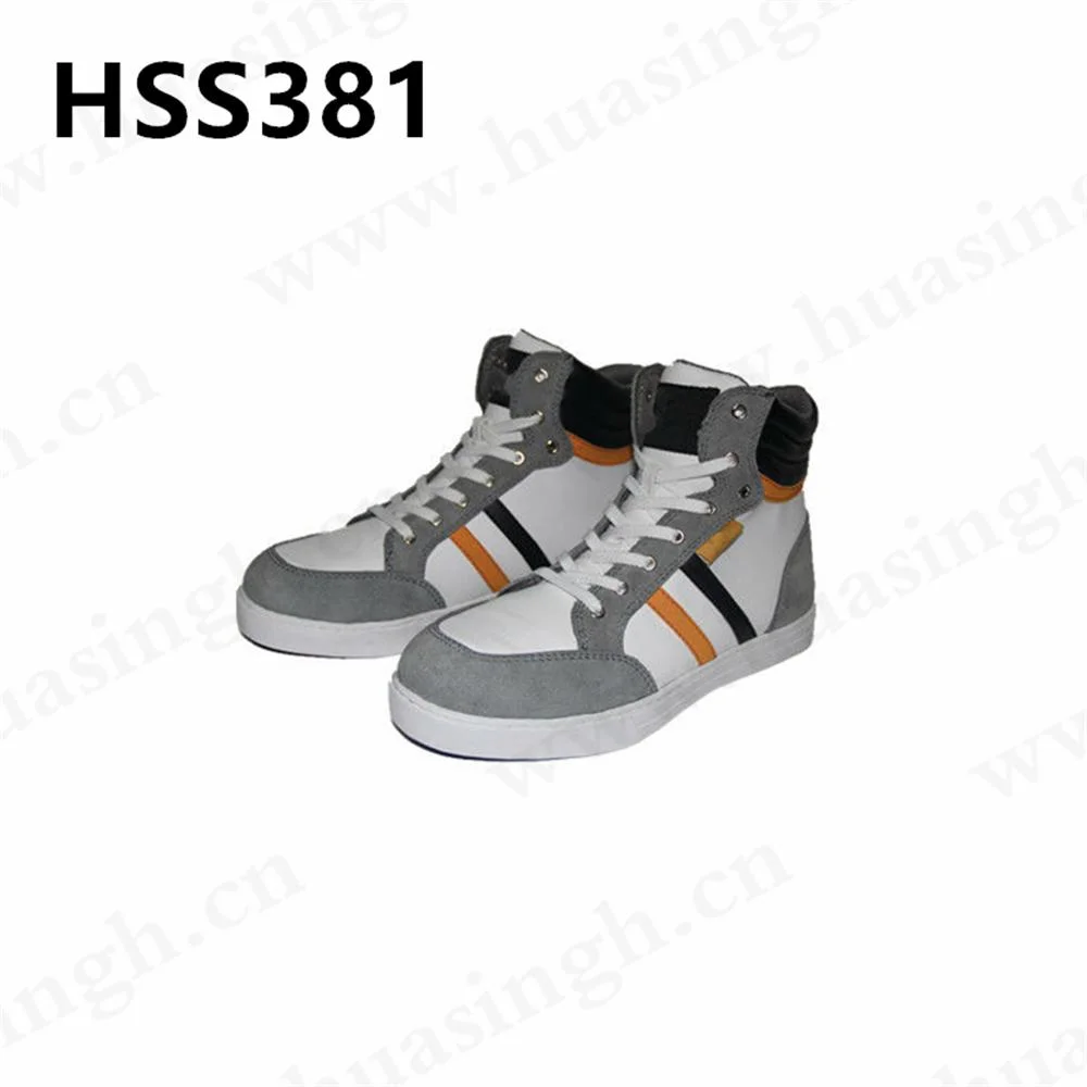 Lxg, Heavy Casting Industrial Middle-Cut Sport Safety Boot Anti-Puncture Steel Toe Insert Rubber Sole Grey Safety Shoe HSS381