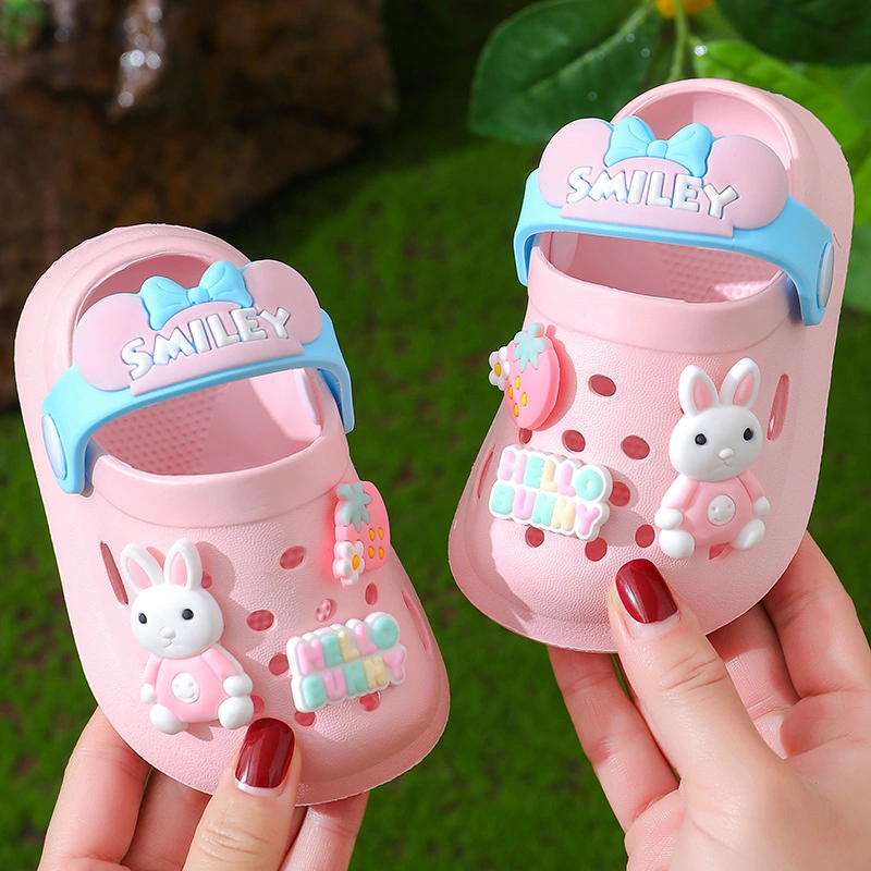 Boys Girls Mules Cartoon Summer Kids Beach Sandals Flat Cute Children&prime;s Garden Shoes