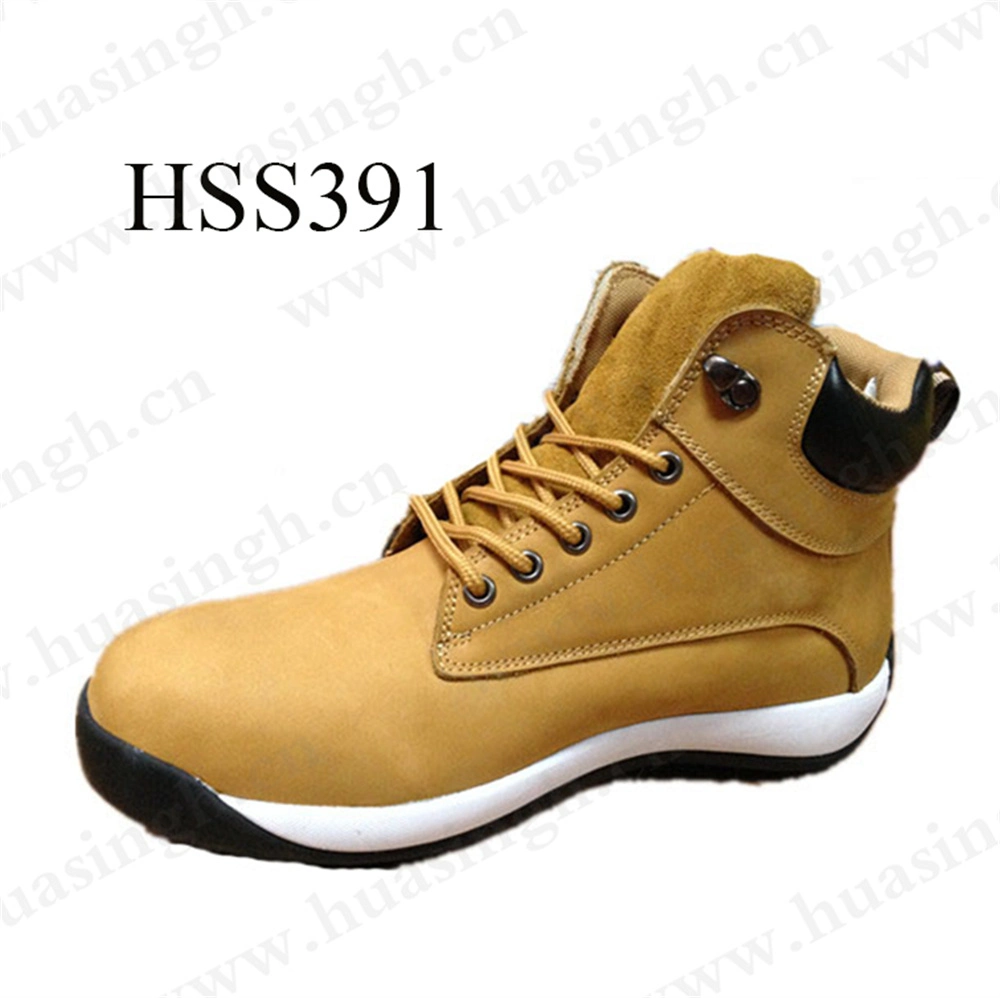 Lxg, Heavy Casting Industrial Middle-Cut Sport Safety Boot Anti-Puncture Steel Toe Insert Rubber Sole Grey Safety Shoe HSS381