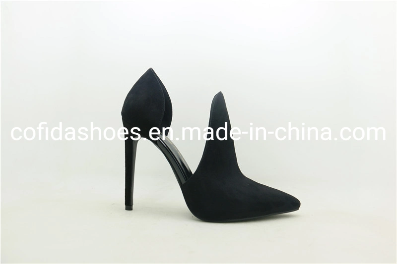 Sexy Fashion High Heels Imitation Leather Lady Dress Shoes