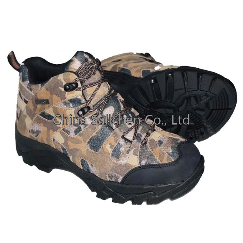 Mens Hiking Boots Camouflage Waterproof Trekking Shoes